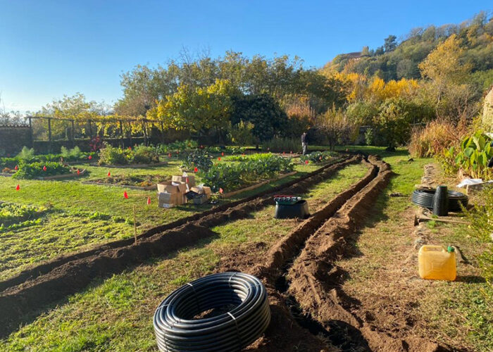 Orto giardino Casa Lajolo, dimora storica a Piossasco in Piemonte